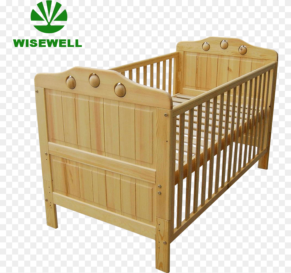 W Bb 97 Natural Pine Wood Baby Cot Designs Infant Bed, Crib, Furniture, Infant Bed Png
