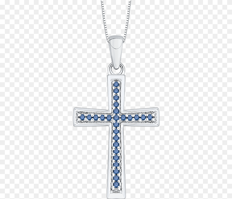 W Cross Pendant With Chain, Accessories, Symbol, Jewelry, Necklace Free Png