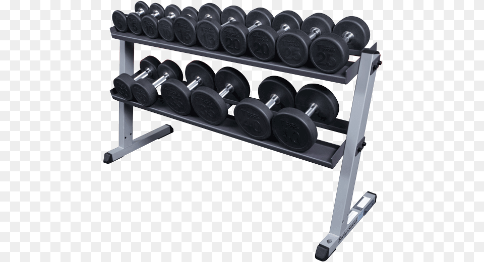 W Optional 5 50 Round Rubber Dumbells Body Solid Dumbbell Rack, Fitness, Sport, Working Out, Gym Free Transparent Png
