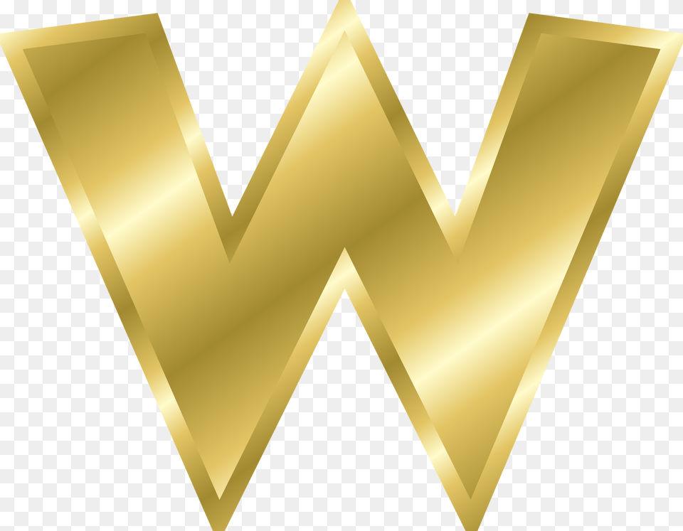 W Gold Free Transparent Png