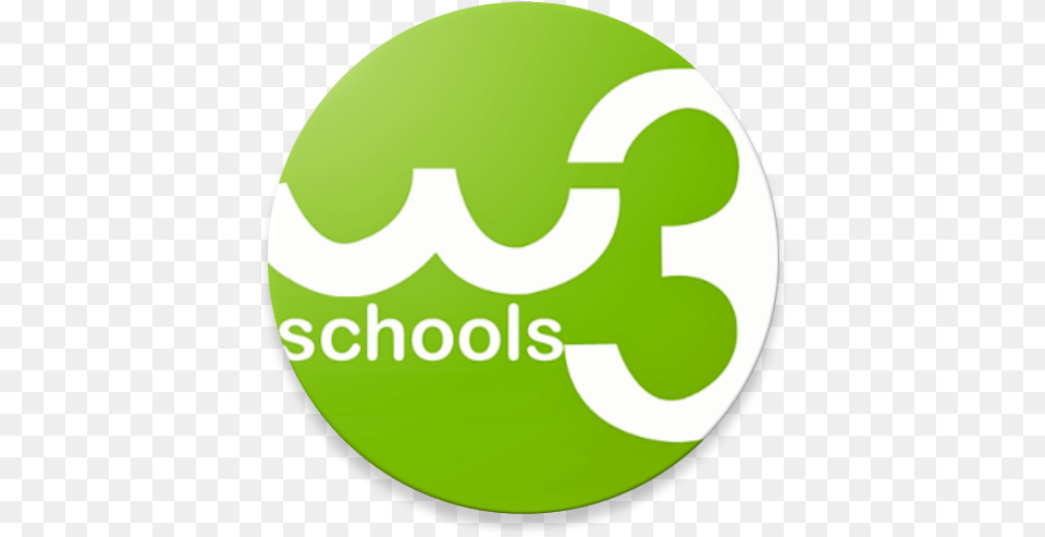 W3schools, Green, Logo, Disk Free Png Download
