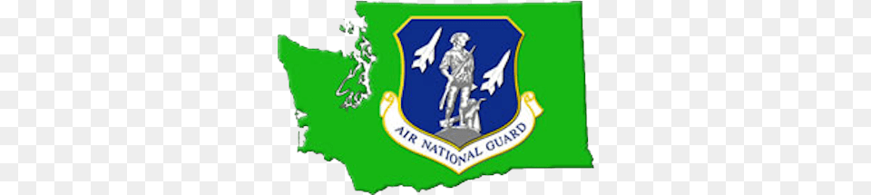 Wa Air National Guard Logo Air National Guard Photo License Plate Aluminum, Emblem, Symbol Free Transparent Png