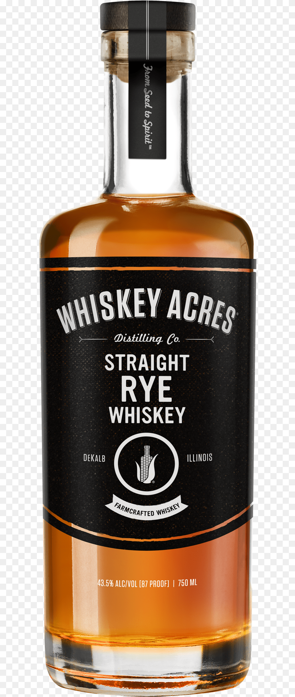 Wa Comp Opaque Rye Whiskey Acres Bourbon Farmcrafted Single Barrel, Alcohol, Beverage, Liquor, Whisky Free Png Download