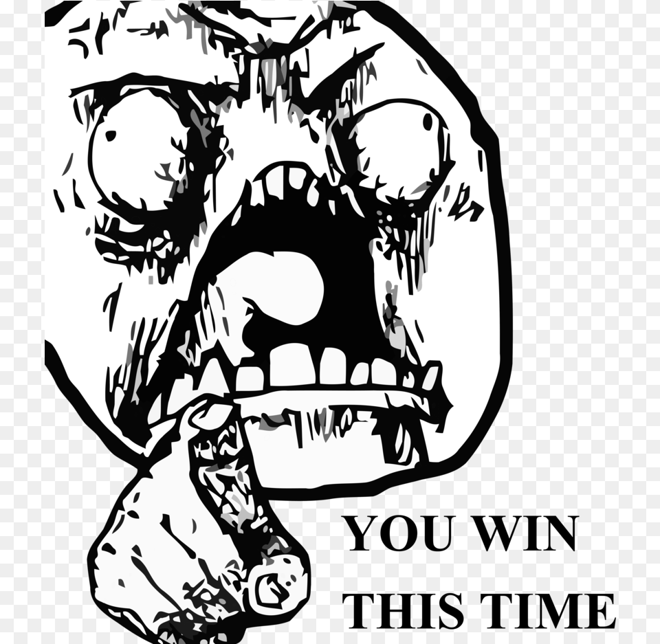 Wa You Win This Time Black And White Mammal Bone Text You Win This Time, Stencil, Baby, Person, Art Free Png Download