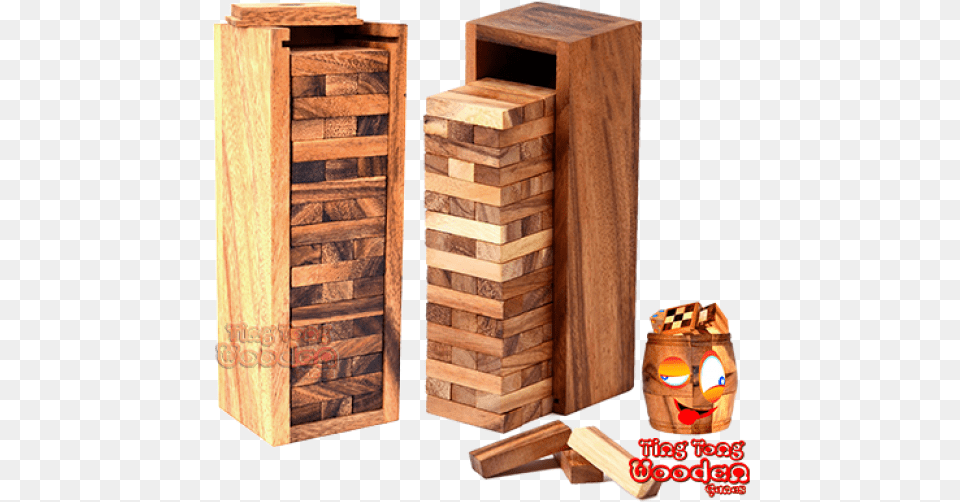 Wackelturm Mini The Wobbly Tower Xs As The Smallest Plywood, Box, Crate, Wood, Hardwood Png