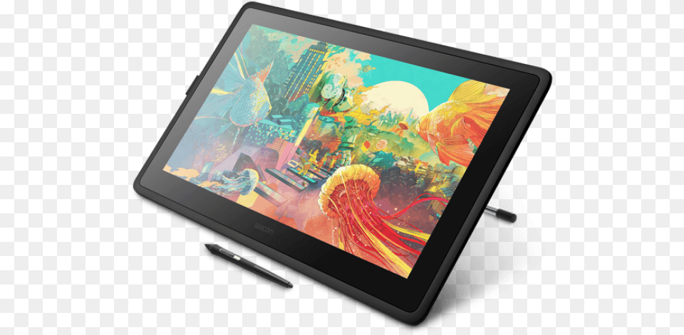 Wacom Cintiq 22 New, Computer, Electronics, Tablet Computer, Surface Computer Free Transparent Png