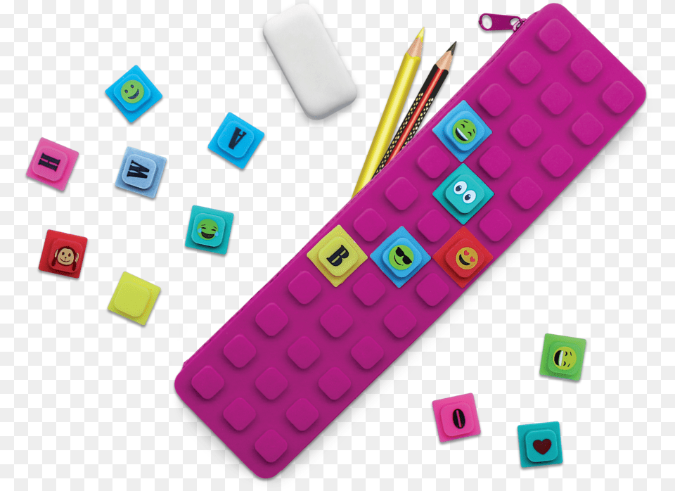 Waff Kase Pencil Case With Cubes, Pencil Box, Electronics, Mobile Phone, Phone Free Transparent Png