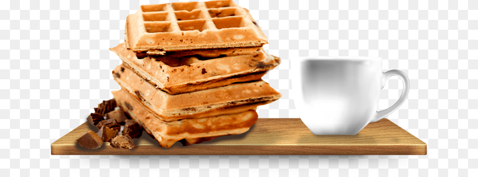 Waffle, Cup, Food, Sandwich Png Image