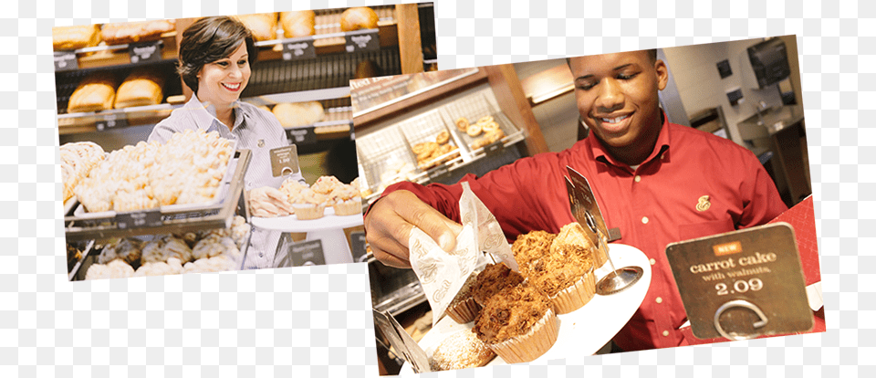 Waffle, Adult, Restaurant, Person, Man Png