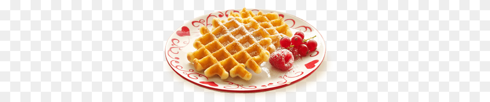 Waffle, Food, Plate Png