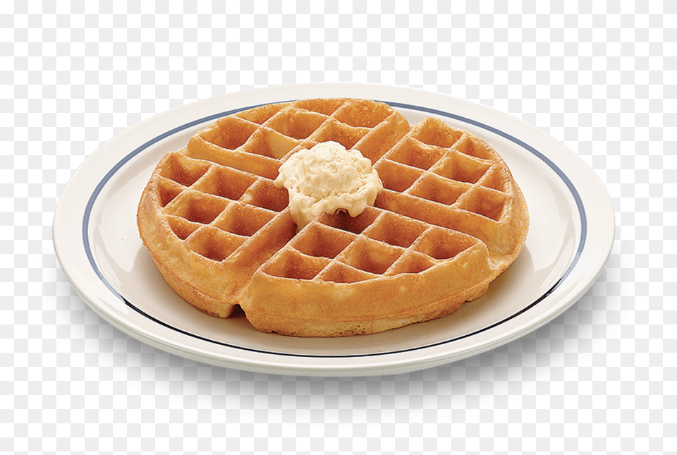 Waffle, Food, Bread, Cream, Dessert Png Image