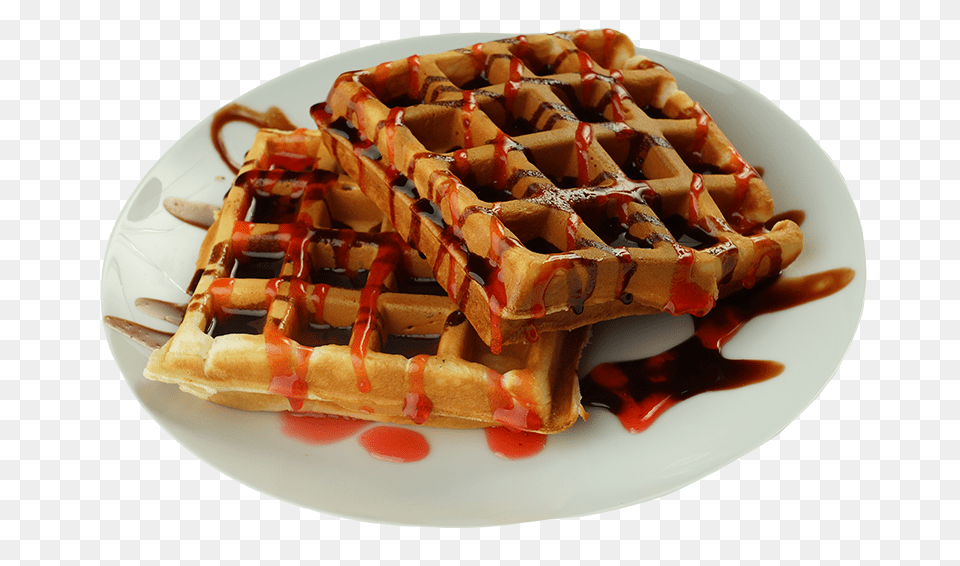 Waffle, Food, Ketchup Png Image