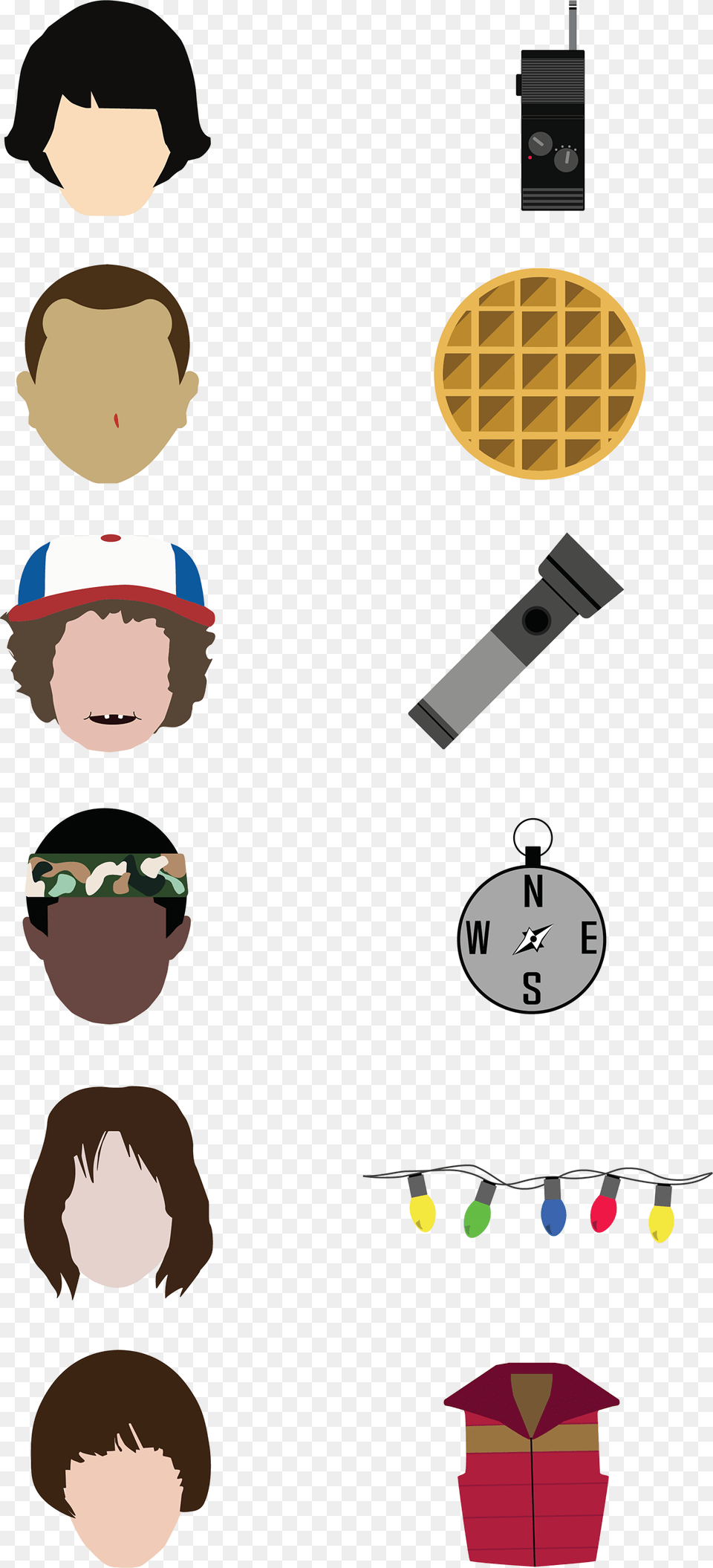 Waffle Clipart Stranger Thing Picture, Face, Head, Person, Baby Free Png