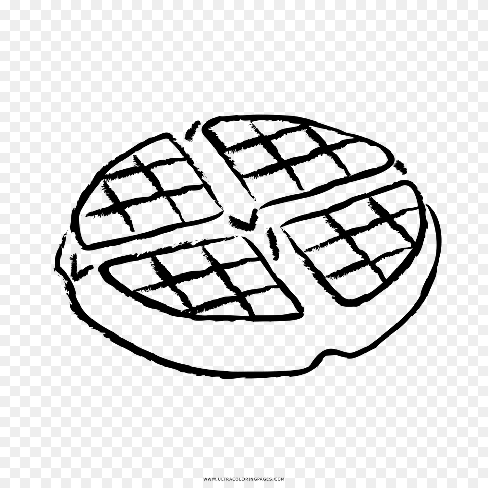 Waffle Coloring Pages, Gray Free Png
