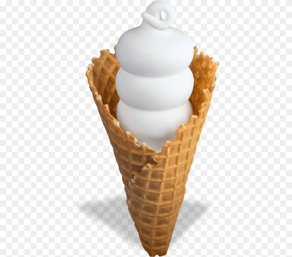 Waffle Cone Dairy Queen Waffle Cone, Cream, Dessert, Food, Ice Cream Png