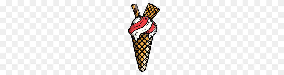 Waffle Cone Ice Cream Icon, Dessert, Food, Ice Cream, Soft Serve Ice Cream Png