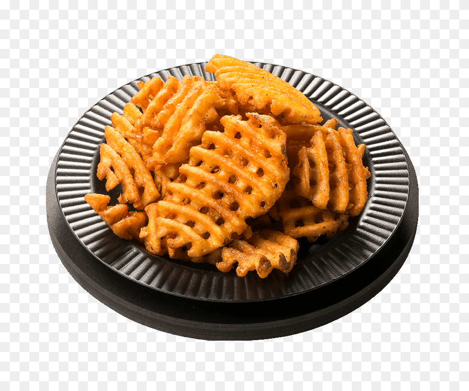 Waffle Fries Pizza Ranch, Plate, Food Png Image