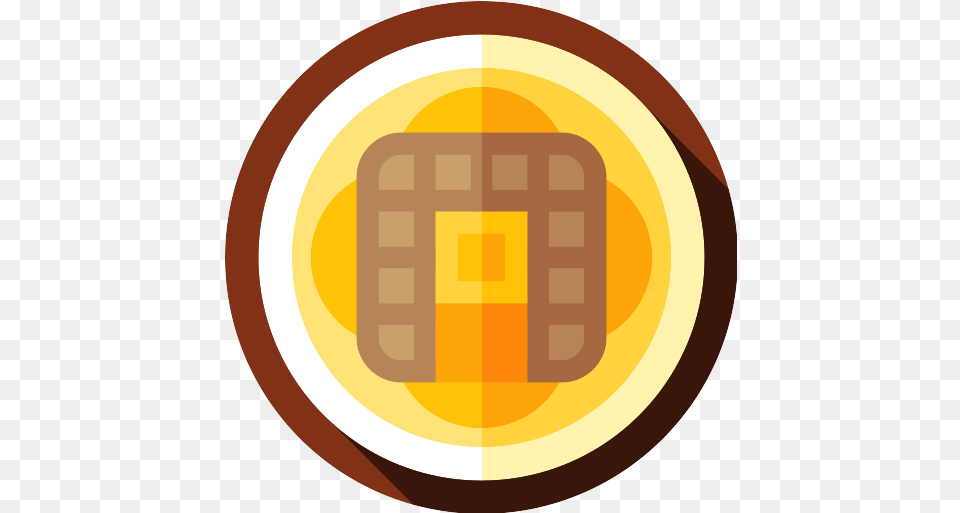 Waffle Icon Circle, Nature, Outdoors, Sky, Disk Free Png