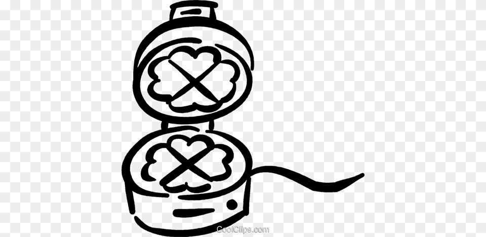 Waffle Iron Royalty Vector Clip Art Illustration, Ammunition, Grenade, Weapon Free Transparent Png