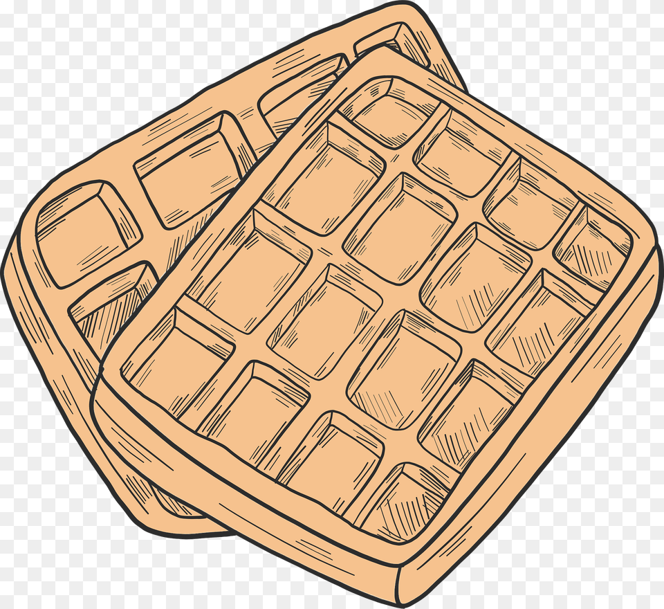 Waffles Clipart, Tray, Hot Tub, Tub Free Transparent Png