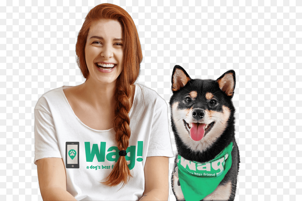 Wag Dog Walking, Adult, T-shirt, Pet, Person Png