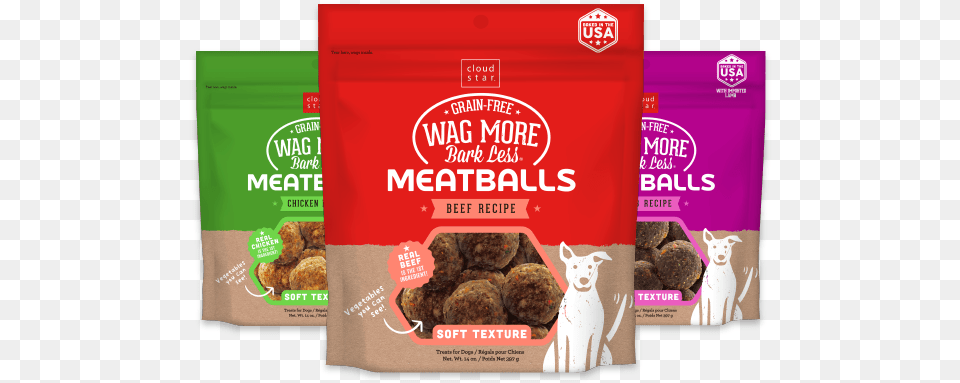 Wag More Bark Less Meatballs Wag More Meatballs, Food, Meat, Meatball Free Png Download