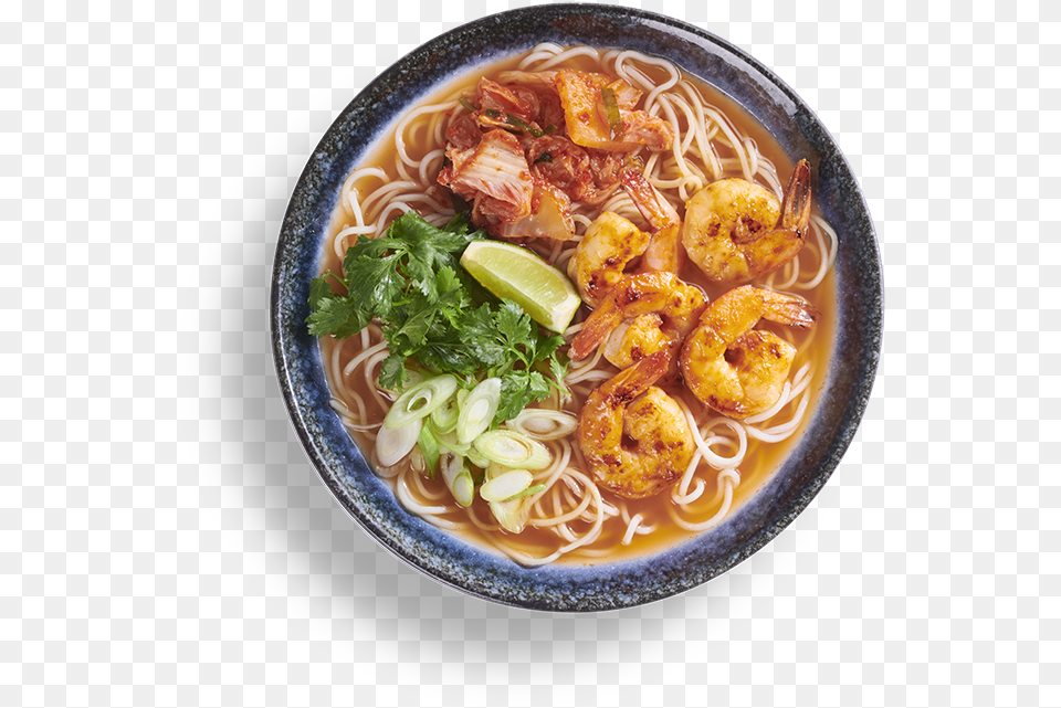 Wagamama Chilli Prawn Ramen, Bowl, Dish, Food, Meal Free Transparent Png