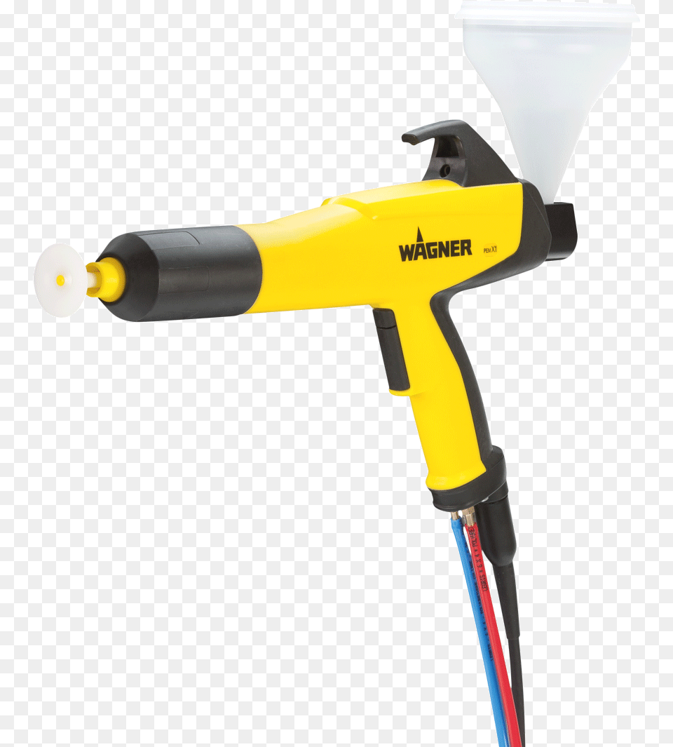 Wagner Pem X1 Powder Coating Cup Gun Wagner Powder Coating, Device, Power Drill, Tool Free Transparent Png