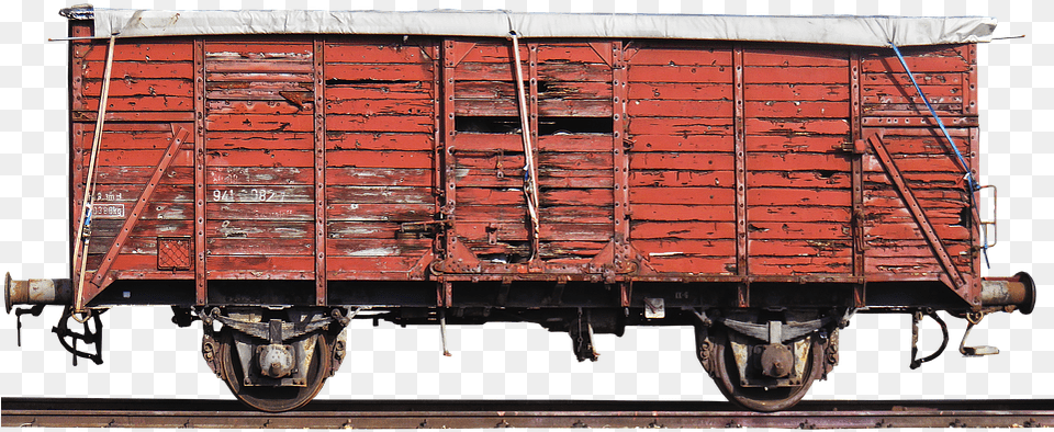 Wagon Goods Wagons Railway Old Historically Railroad Car, Transportation, Freight Car, Shipping Container, Vehicle Free Png Download