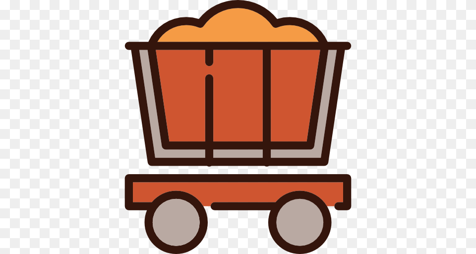 Wagon Icon, Transportation, Vehicle, Bulldozer, Machine Free Png
