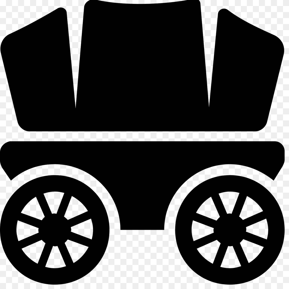 Wagon Icon, Gray Free Transparent Png