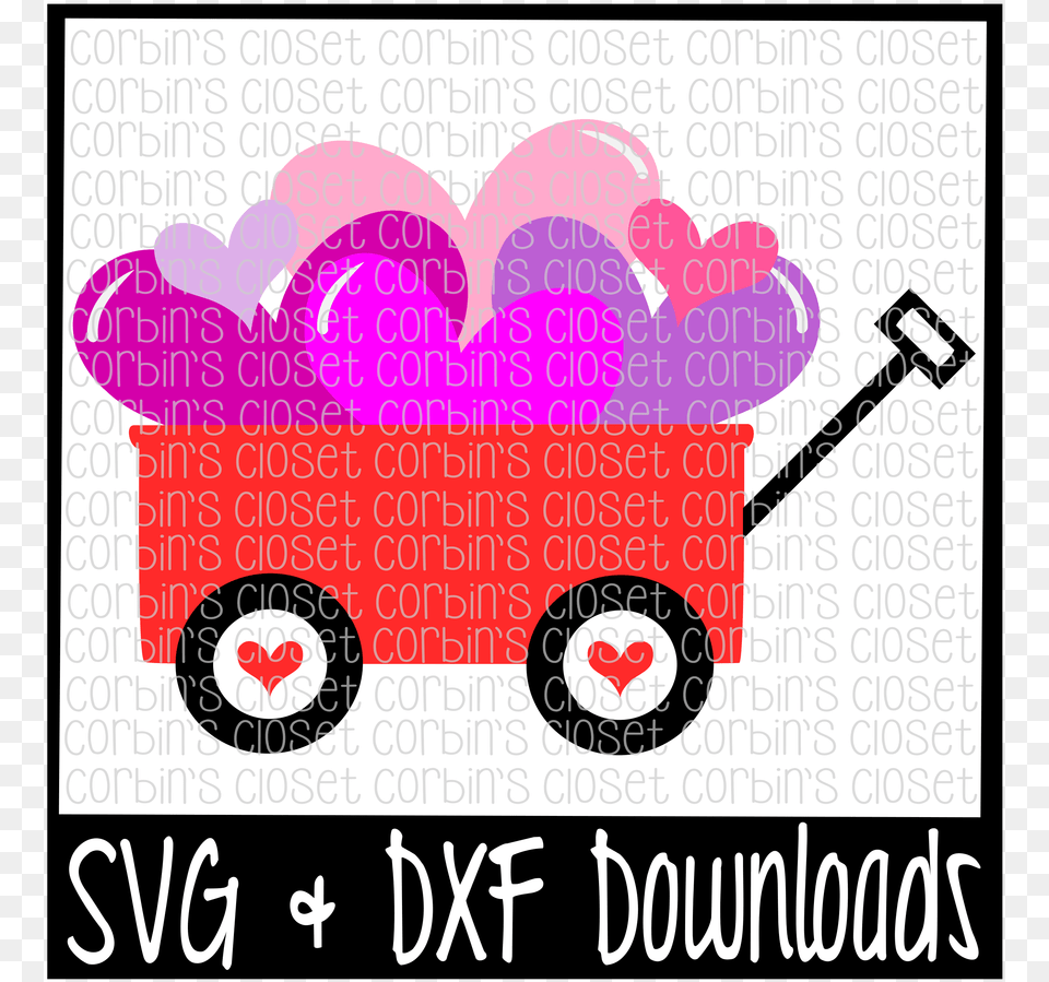 Wagon Red Wagon Hearts Valentine Valentine39s Little Brother Biggest Fan Football Svg, Transportation, Vehicle Free Png Download