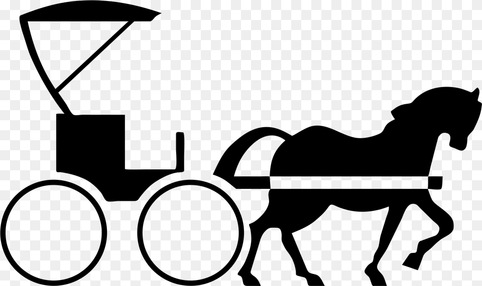 Wagon Vector Wedding Indian Horse Jpg Freeuse Stock Horse And Buggy Icon, Gray Png Image