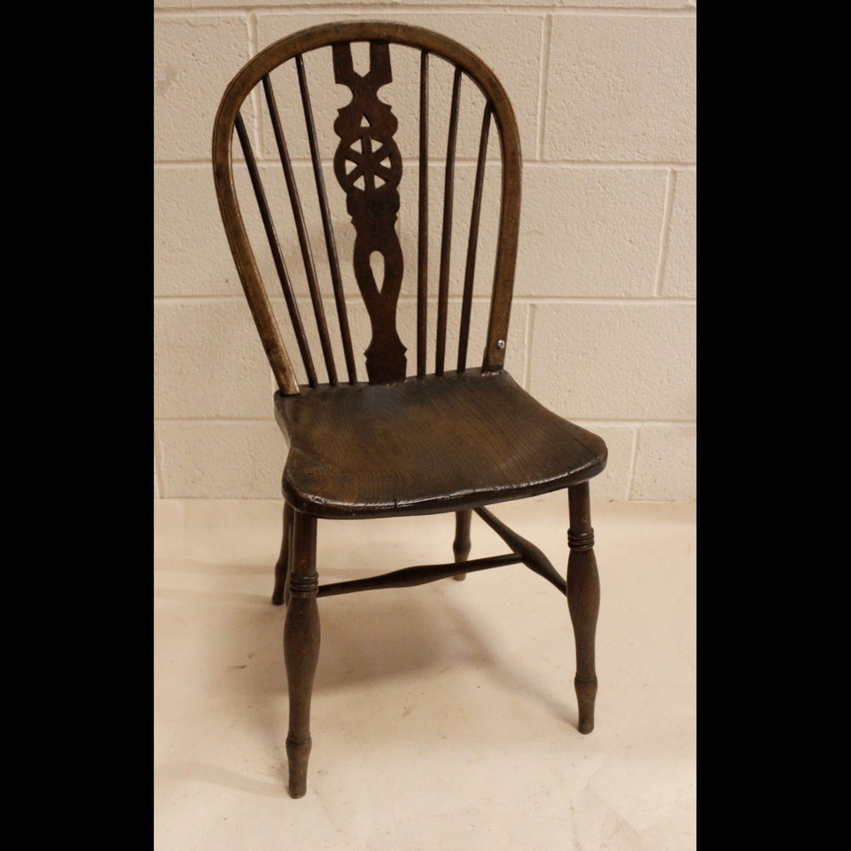 Wagon Wheel Dining Chairs X4 Windsor Chair, Furniture Free Png Download
