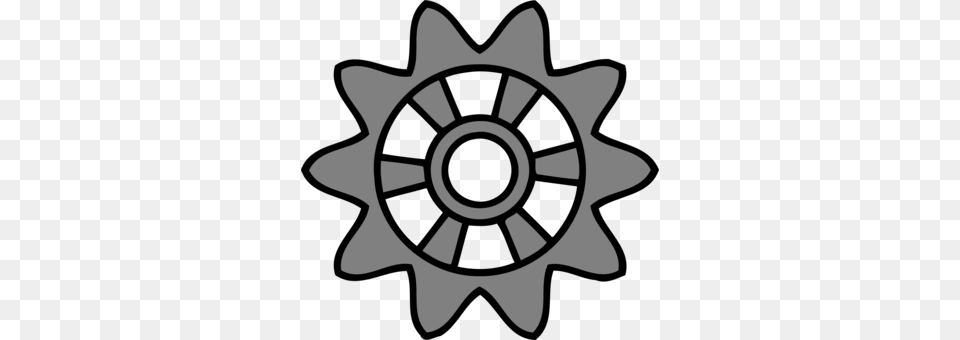 Wagon Wheel Drawing Computer Icons, Machine, Gear, Animal, Fish Free Png Download