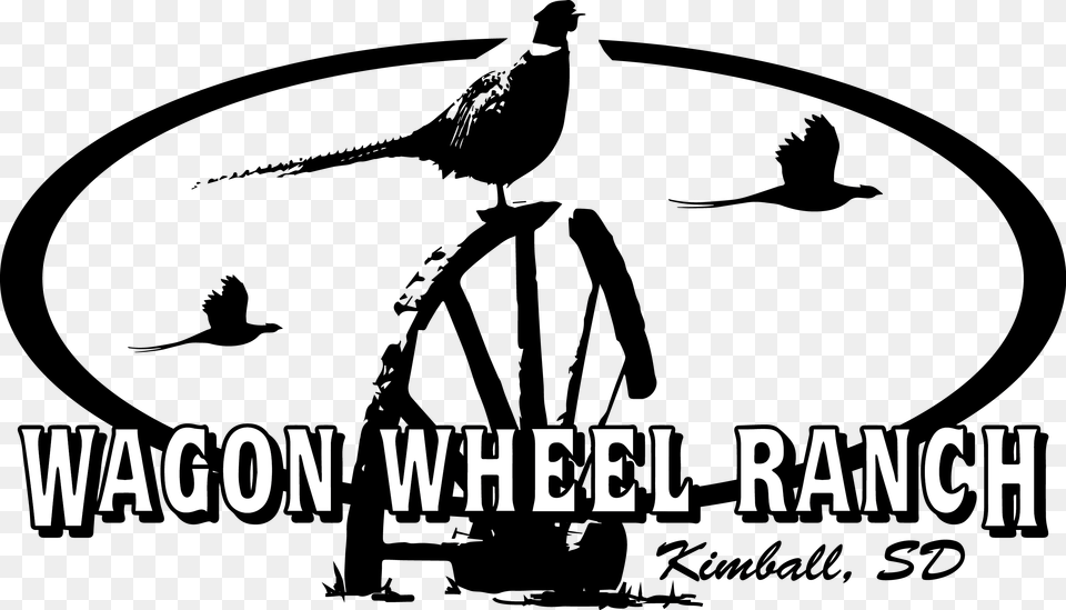 Wagon Wheel Ranch Sd, Stencil, Animal, Bird, Silhouette Free Transparent Png