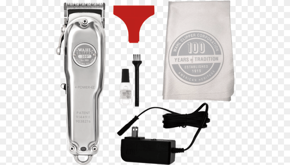 Wahl 100 Year Cordless Clipper, Adapter, Electronics Free Png Download