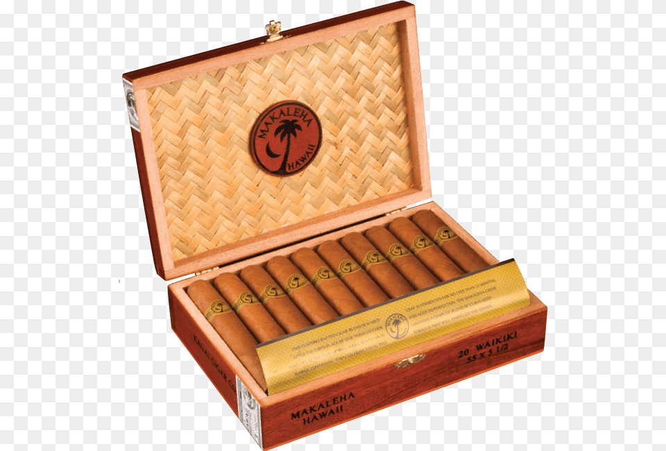 Waikiki Cigars 20ct Makaleha Mountains, Weapon, Dynamite, Box Png Image