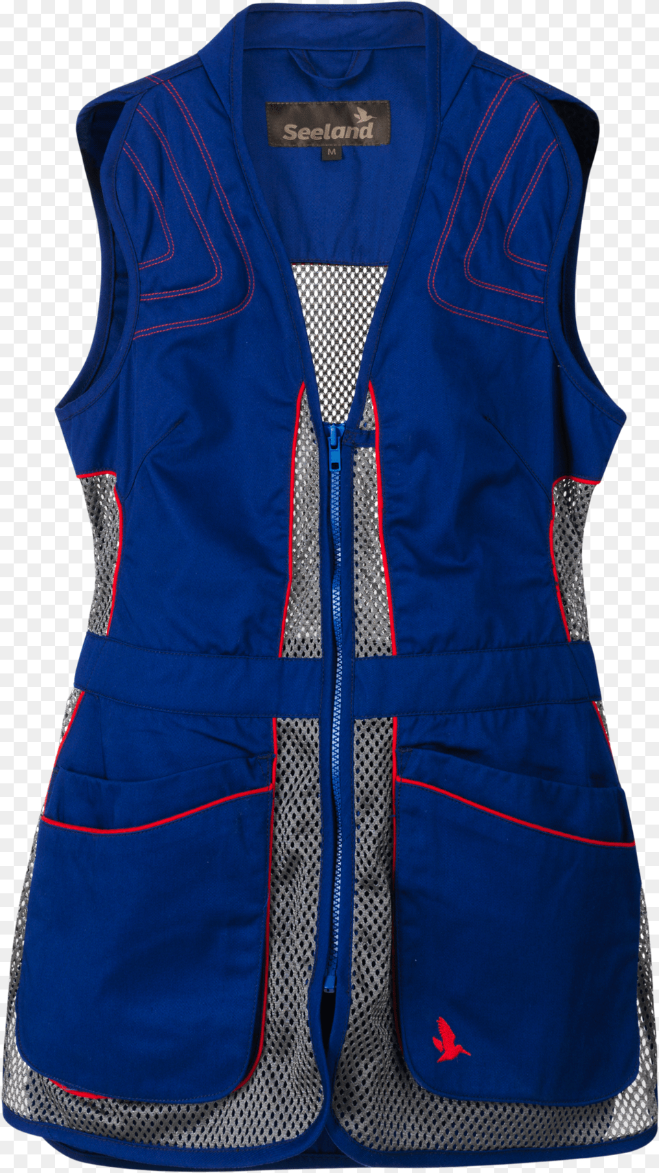 Waistcoat Seeland Skeet Ii Vest Sodalite Blue, Clothing, Lifejacket Free Png