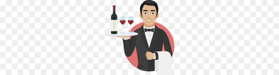 Waiter, Clothing, Formal Wear, Suit, Adult Free Transparent Png