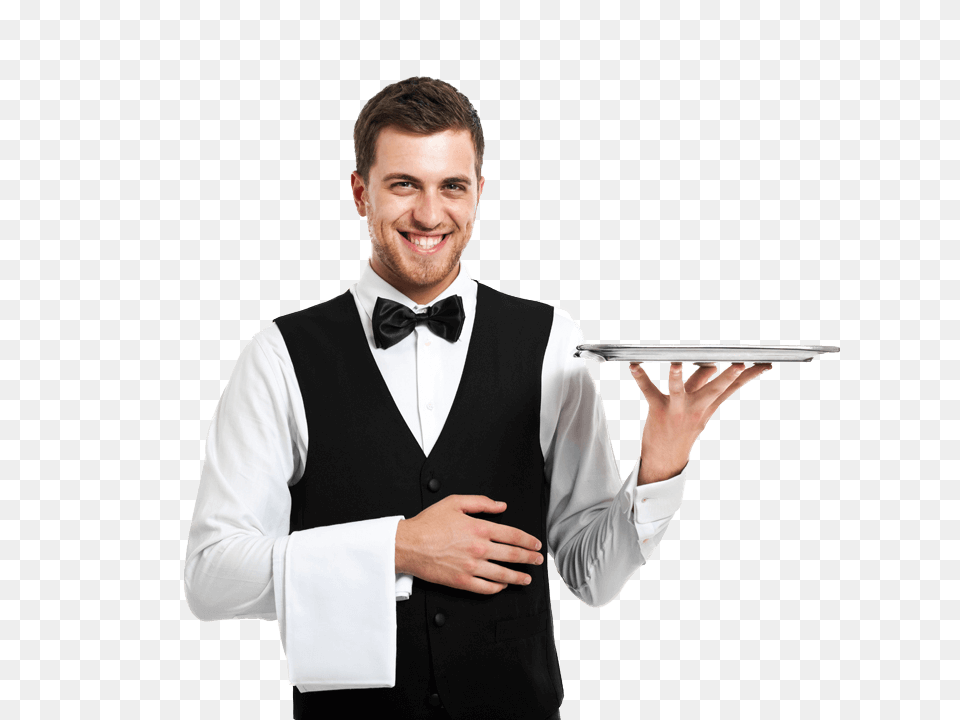 Waiter, Clothing, Suit, Shirt, Formal Wear Free Png