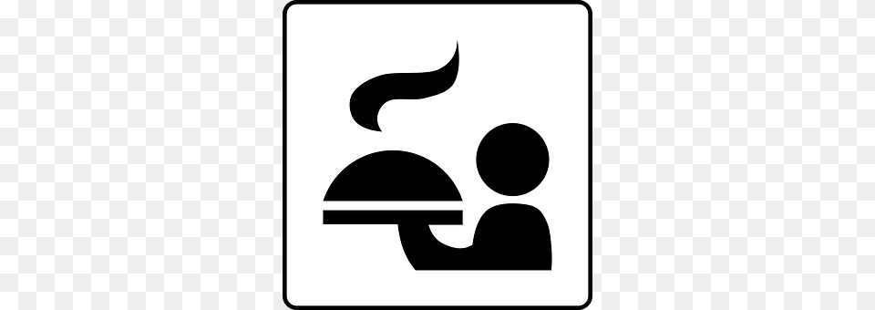 Waiter Symbol, Stencil, Sign, Device Free Png