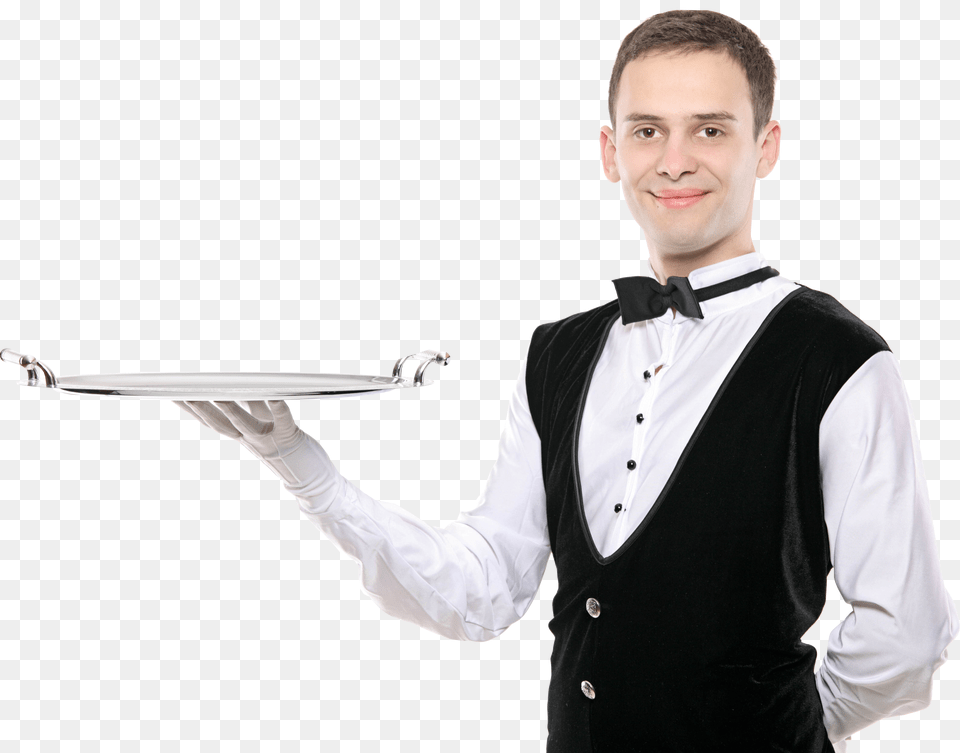 Waiter, Clothing, Shirt, Accessories, Tie Free Transparent Png