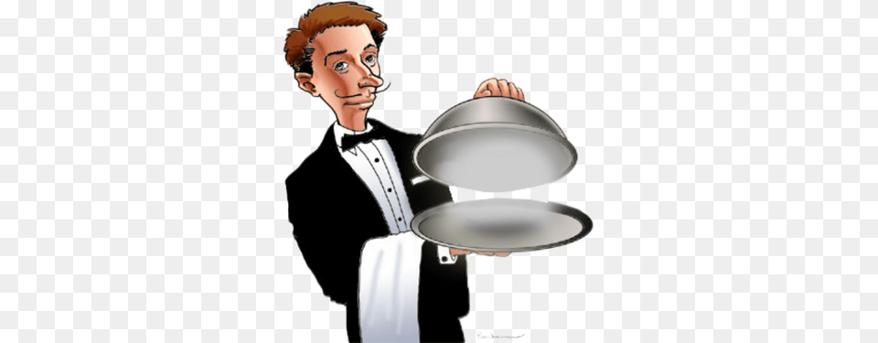 Waiter, Adult, Male, Man, Person Png