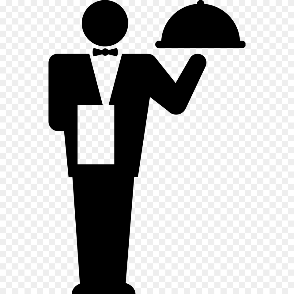 Waiter, Gray Free Png Download