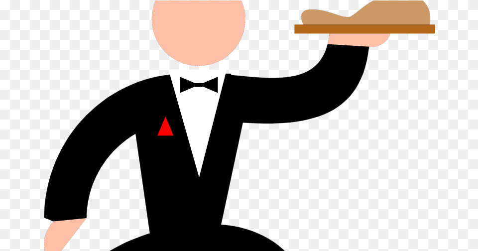 Waiter Clip Art, Accessories, Tie, Suit, Tuxedo Free Png Download