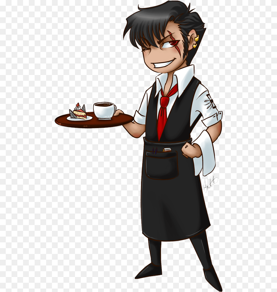 Waiter Download Certificate For Cooking Contest, Book, Comics, Publication, Person Free Transparent Png