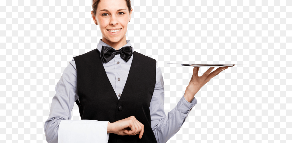 Waiter Holding Plate, Clothing, Shirt, Person, Formal Wear Free Png
