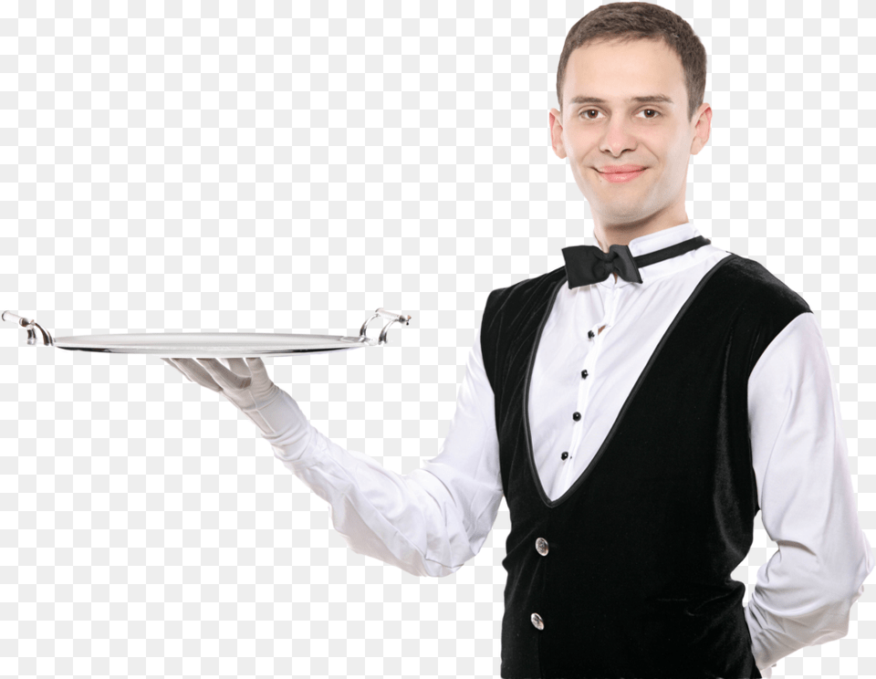 Waiter Hotel Waiter, Clothing, Shirt, Suit, Formal Wear Png