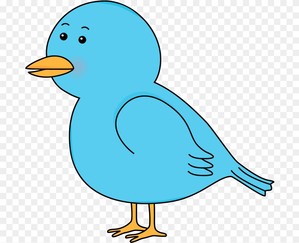 Waiting Cute Cartoon Bird Clipart Blue Cute Blue Bird Clipart, Animal, Beak, Baby, Person Free Transparent Png